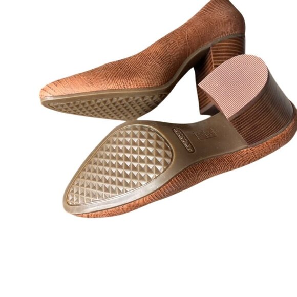 Aerosoles Heel Rest Womens Closed-Toe Block Heel Pumps Size 8 Faux Leather - Picture 5 of 8